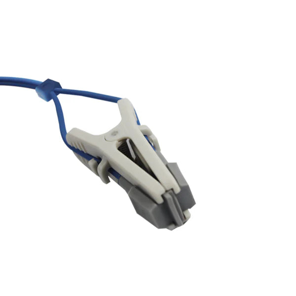 Sensor Spo2 veterinario Philips compatible con clip para oreja y lengua de animales, 3 m, conector de 8 pines