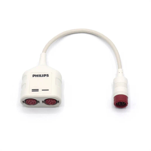 Cable adaptador de presión arterial invasiva dual compatible  Philips 989803199741