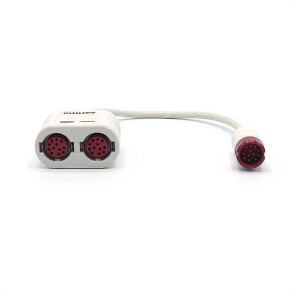 Cable adaptador de presión arterial invasiva dual compatible  Philips 989803199741