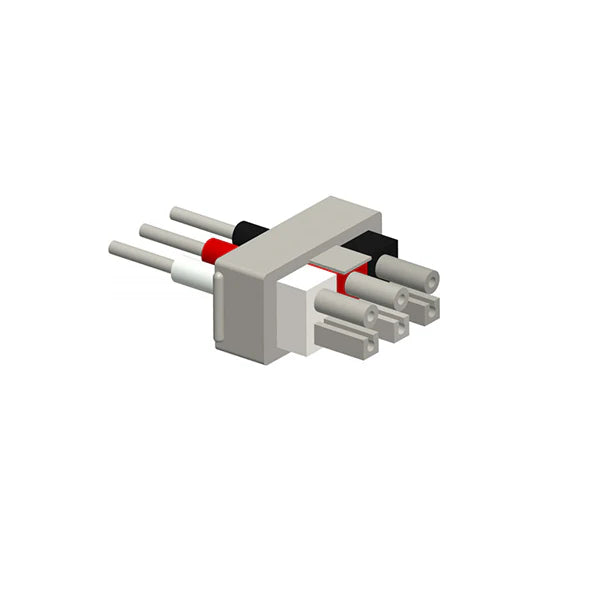 Cable de ECG Philips M1605A compatible con 3 derivaciones y conector AHA a presión