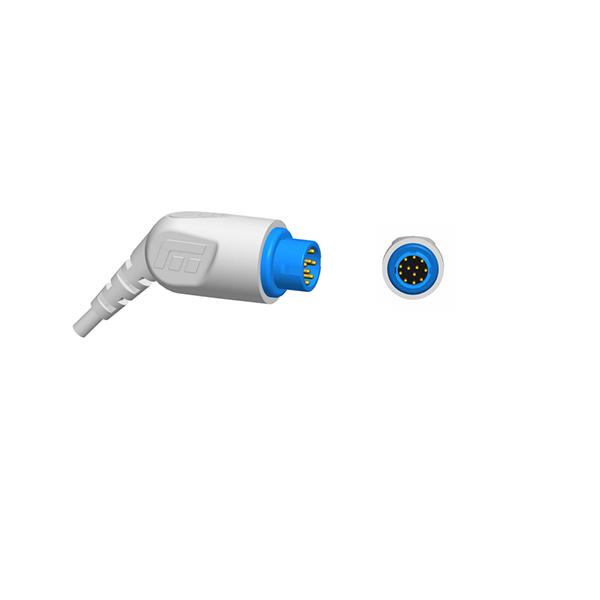 Compatible con sensor Spo2 para Philips Multi-site, conector de 3m y 12 pines