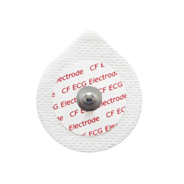 Electrodo de botón adhesivo desechable compatible con ECG/EKG, tamaño pediátrico, 1,7 pulgadas, paquete de 50