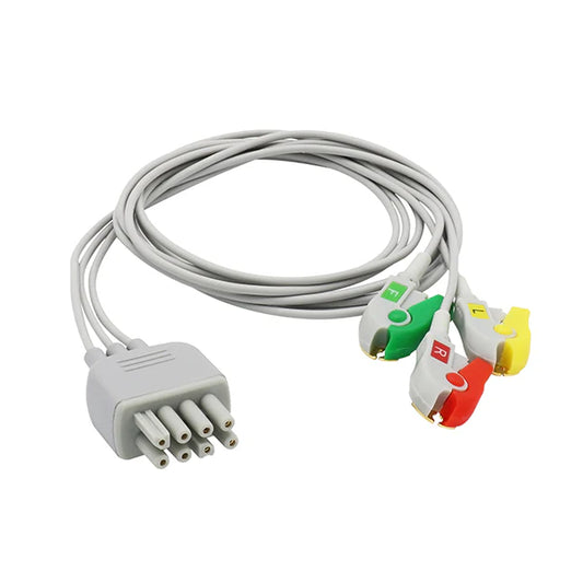 Cable de pinza/pinza AHA BR-903P para ECG Nihon Kohden de 3 derivaciones