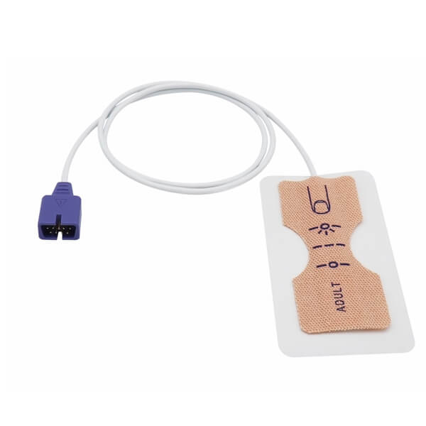 Sonda de sensor de Spo2 desechable Nellcor MAX-A para adultos, compatible, 9 pines, paquete de 12