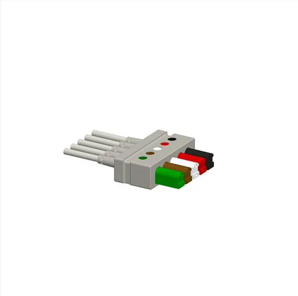 Cables de ECG compatibles con Draeger Siemens 5956490 AHA Pinch