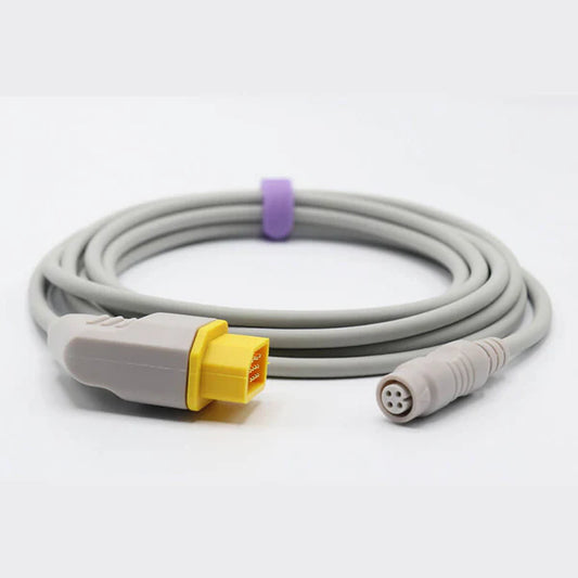 Cable adaptador compatible Nihon Kohden IBP a conector B. Braun