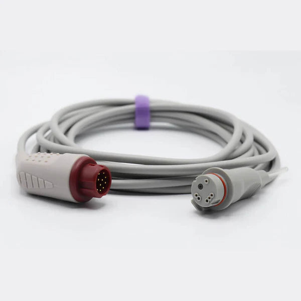 Cable adaptador Philips M1634A IBP compatible con conector B. Braun