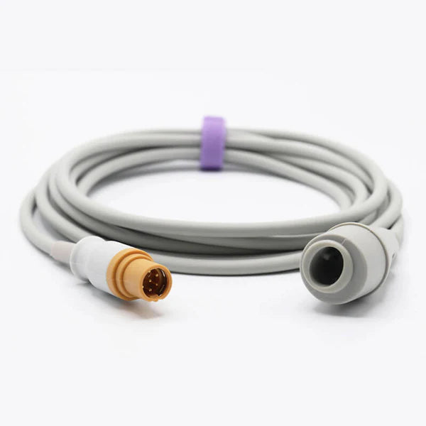 Cable adaptador Drager MS22147 IBP compatible con transductor y conector Edward