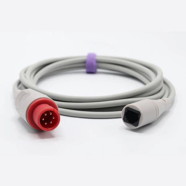Cable adaptador AAMI IBP compatible con conector Medex Abbott