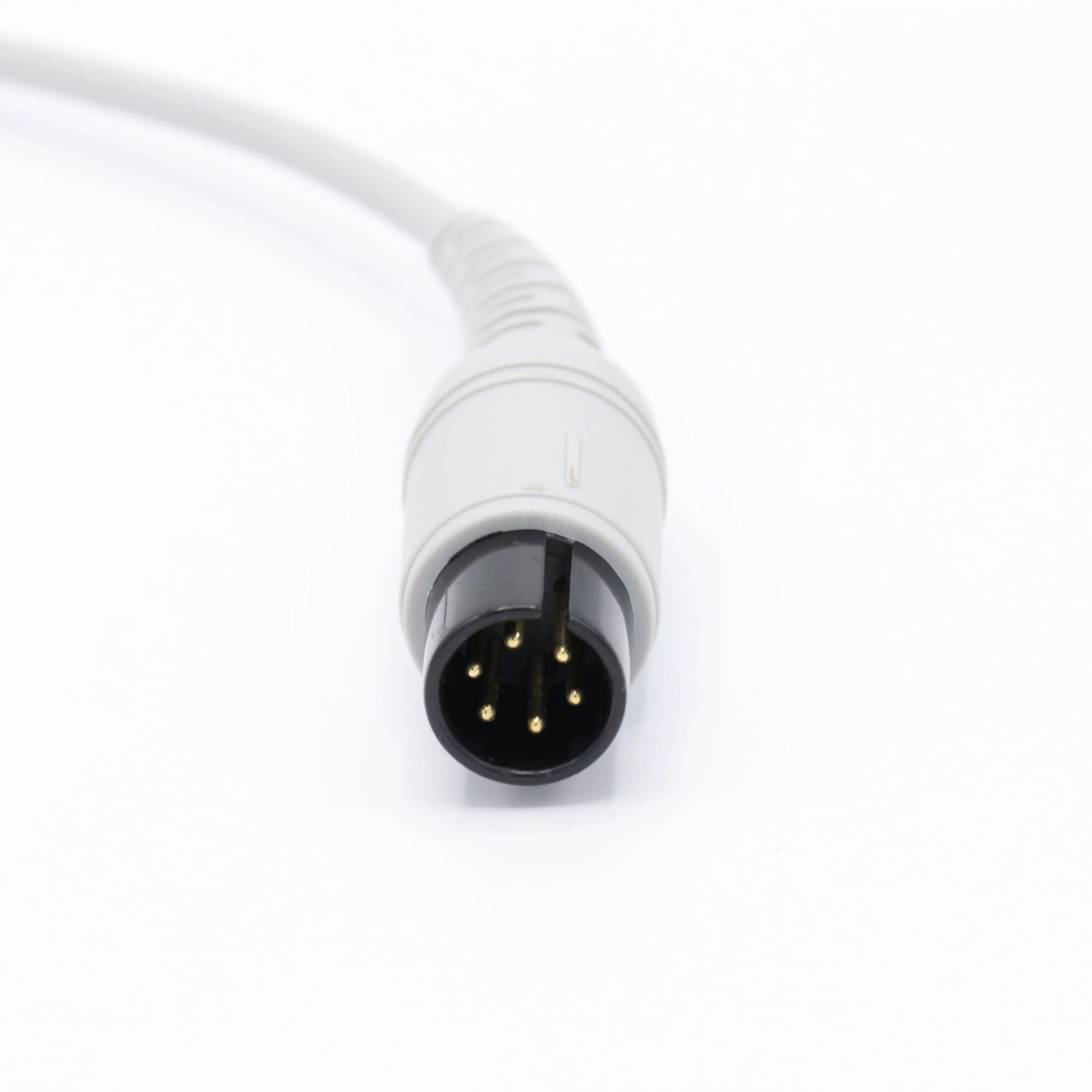 Cable de ECG compatible con Mindray, 3 derivaciones, conector estándar AHA de 6 pines.