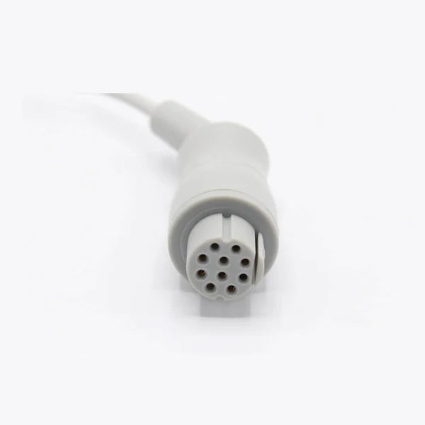 Sensor de Spo2 Datex-Ohmeda OXY-E4-N con clip para oreja para adultos, 3 m, conector de 10 pines