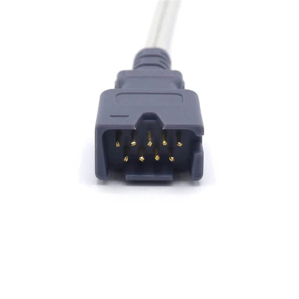 Sensor SpO2 para adultos, tipo suave, de 1 m con conector de 9 pines – insumo alternativo
