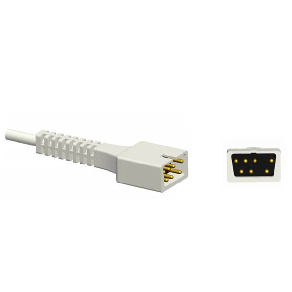 Sensor de Spo2 Biolight compatible con clip para oreja de adulto de 1m y conector de 7 pines