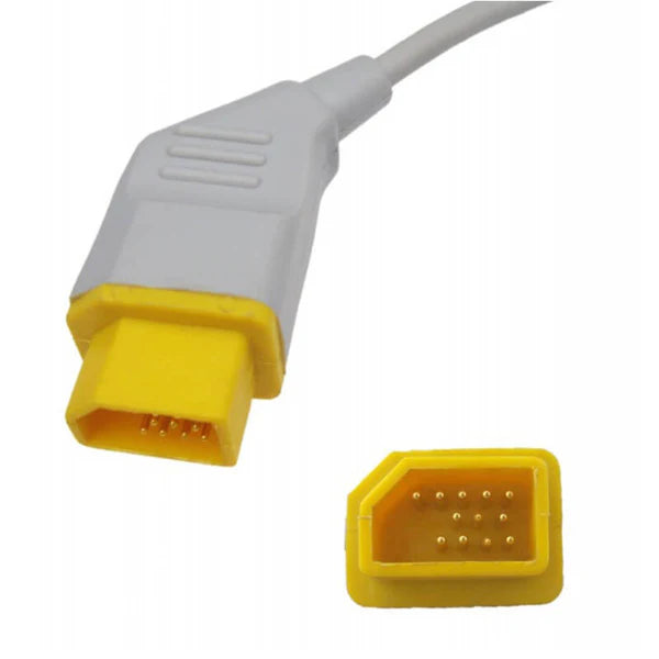 Cable adaptador compatible Nihon Kohden IBP a conector B. Braun