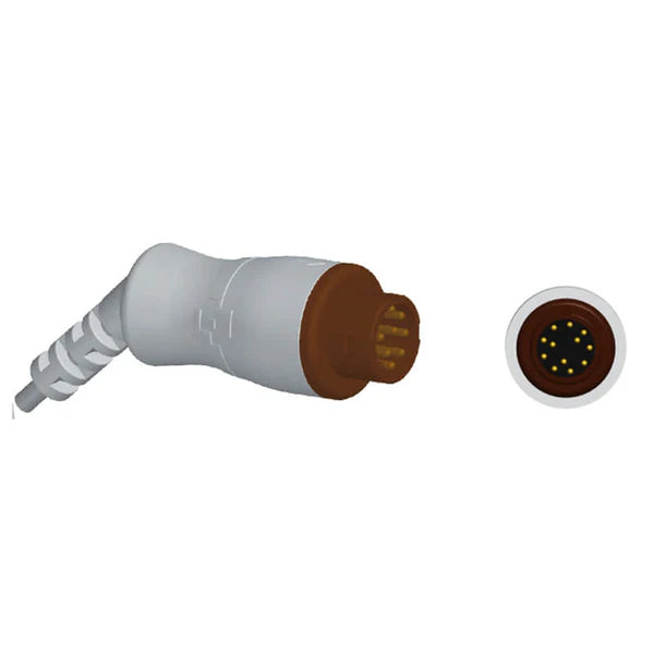 Cable adaptador Philips M1634A IBP compatible con conector B. Braun