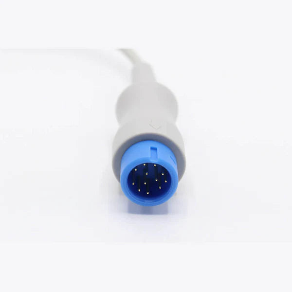 Sensor Philips Spo2 compatible con pinza de dedo para adultos de 3 m y conector de 12 pines
