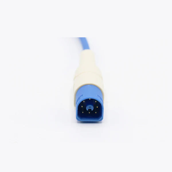 Cable de extensión SpO2 compatible con sensor de pulso HP Philips M1941A de 8 pines y 2,2 m