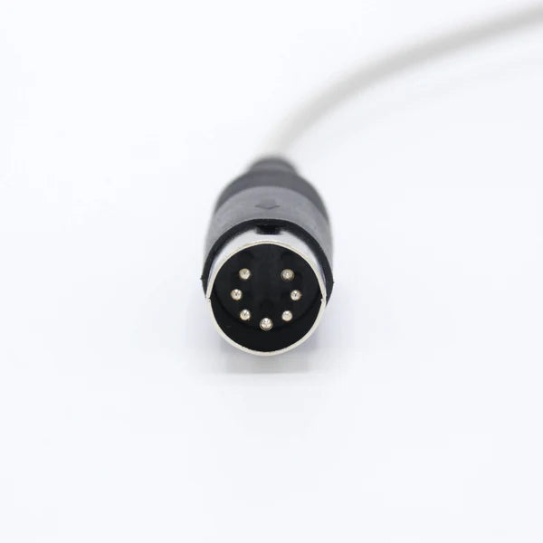 Sensor SpO2 para adultos, tipo suave, de 3 m con conector de 7 pines para monitores Schiller