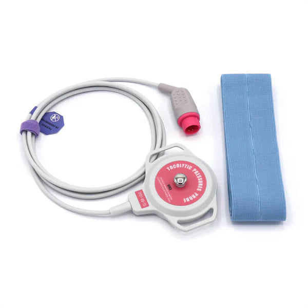 Transductor fetal TOCO compatible con el equipo OXFORD SONICAID TEAM 8400-6921, conector de 12 pines