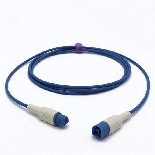 Cable de extensión SpO2 compatible con sensor de pulso HP Philips M1941A de 8 pines y 2,2 m