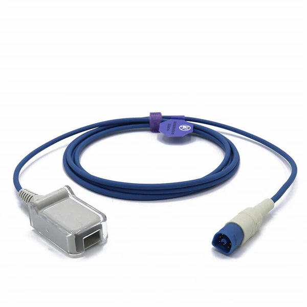 Cable de extensión de SpO2 compatible con Philips M1943AL, sensor de pulso de 8 pines y 3 m