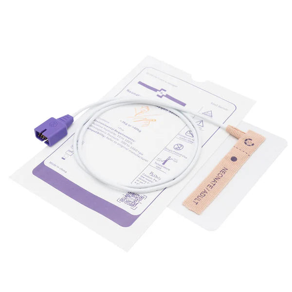 Sonda desechable Sino-K Nellcor MAX-N, sensor Oximax Spo2 de 9 pines para neonatos y adultos