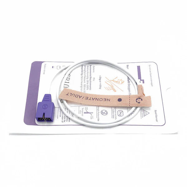 Sonda desechable Sino-K Nellcor MAX-N, sensor Oximax Spo2 de 9 pines para neonatos y adultos