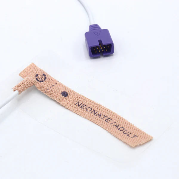Sonda desechable Sino-K Nellcor MAX-N, sensor Oximax Spo2 de 9 pines para neonatos y adultos
