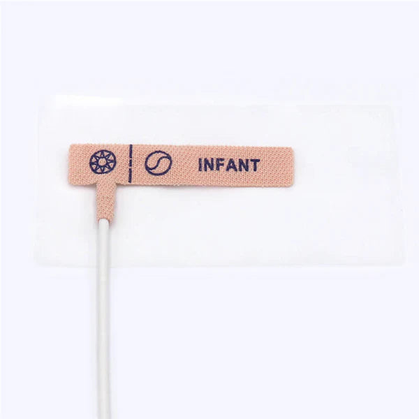 Sensor de Spo2 desechable Nellcor MAX-I para bebés, compatible, de 1 m, con conector de 9 pines, paquete de 12