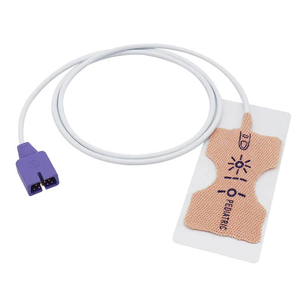 Sonda desechable Nellcor Spo2 MAX-P de 9 pines para pediatricos (paquete de 12)