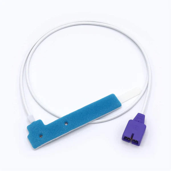 Sensor de Spo2 desechable Nellcor MAX-N compatible con neonatos y adultos, sensor de espuma no adhesivo de 9 pines (paquete de 12)
