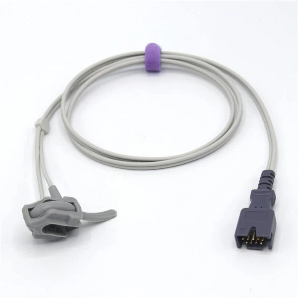 Sensor SpO2 neonatal con envoltorio de 1 m y conector de 9 pines – insumo alternativo
