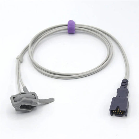 Sensor SpO2 neonatal con envoltorio de 1 m y conector de 9 pines – insumo alternativo