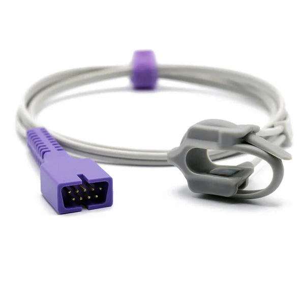 Sensor Nellcor Spo2 compatible con envoltorio para neonatos de 1m y conector de 9 pines