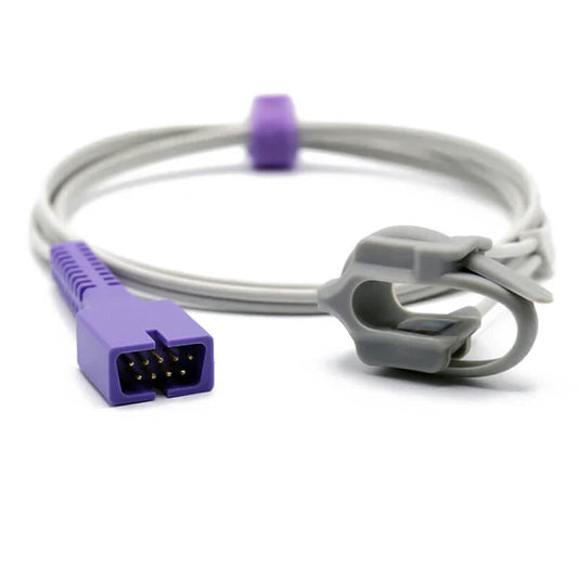 Sensor Nellcor Spo2 compatible con envoltorio para neonatos de 1m y conector de 9 pines