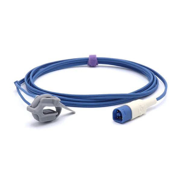 Sensor Philips Spo2 para recién nacidos, neonato, funda suave para bebé, conector de 8 pines, 3m