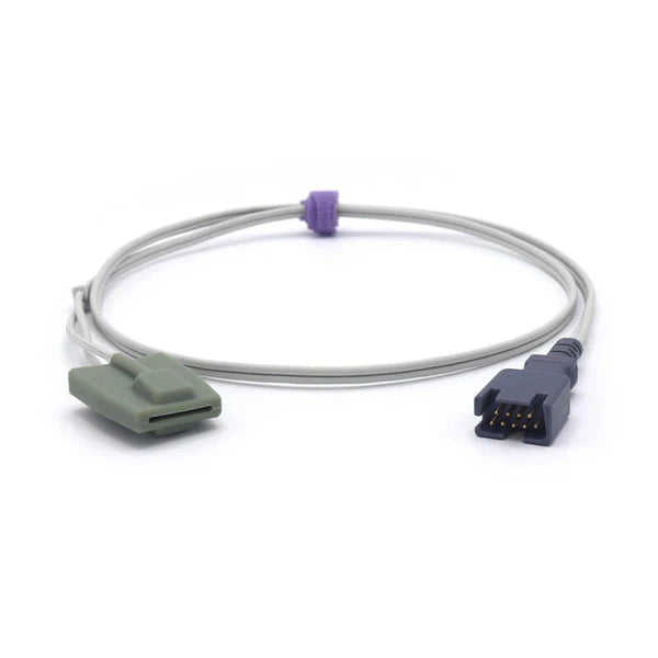 Sensor Masimo Spo2 pediátrico suave de 1m y conector de 9 pines compatible