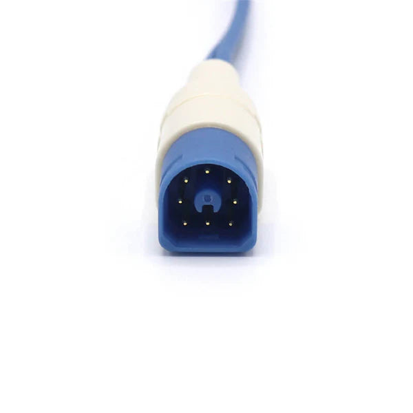 Sensor Philips Spo2 pediátrico suave de 3m y conector de 8 pines compatible