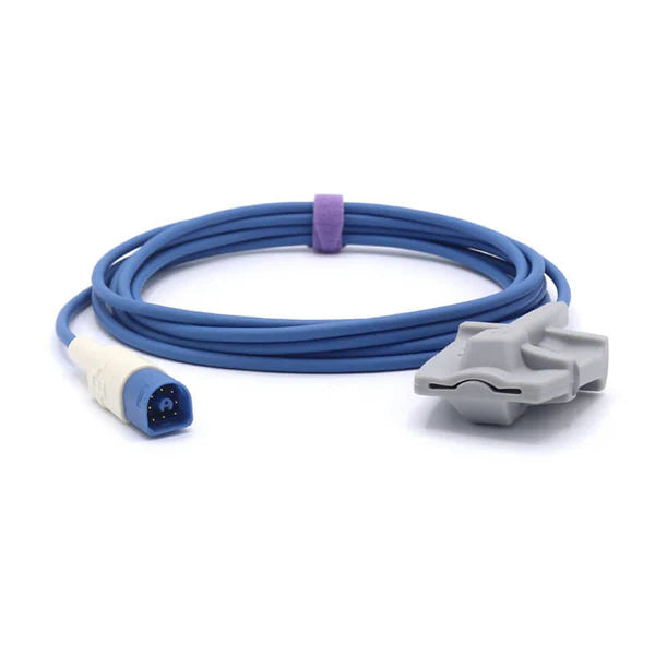 Sensor Spo2 Philips M1191A/B M1191AL/BL para adultos, suave, 3 m, conector de 8 pines