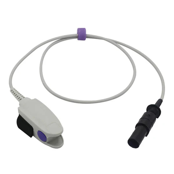 Sensor de Spo2 Datex-Ohmeda OXY-F1-H compatible con pinza para dedo de 1 m y conector de 7 pines