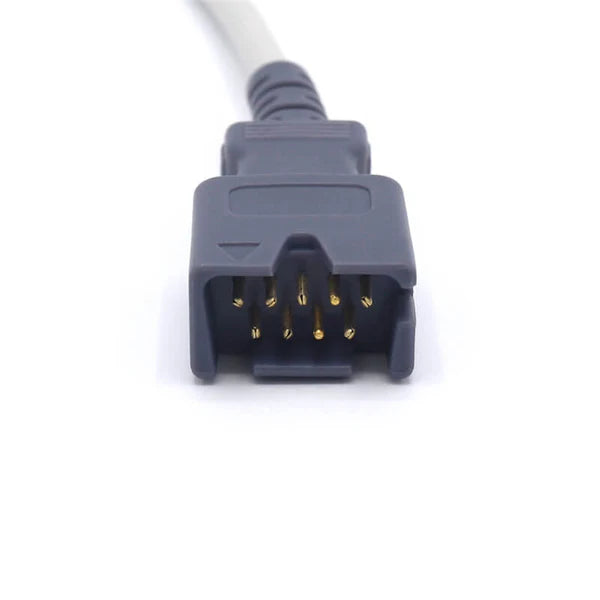 Sensor SpO2 pediátrico tipo clip de 1 m con conector de 9 pines – insumo alternativo