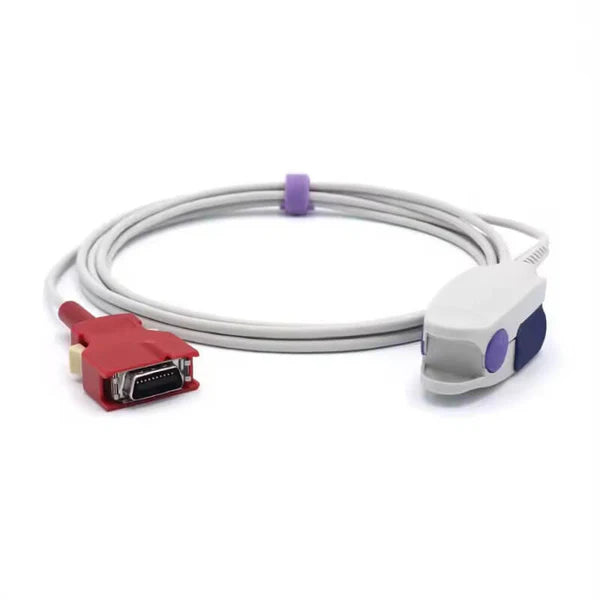 Sensor SpO2 para adulto tipo pinza de dedo con cable de 3 m – insumo alternativo