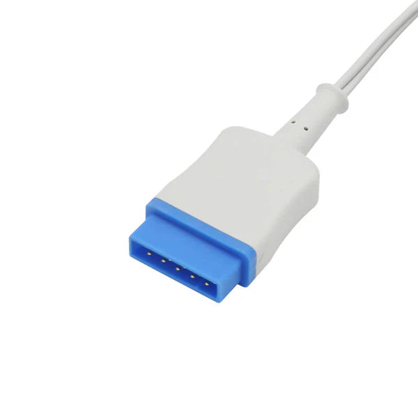 Sensor Spo2 GE Datex-Ohmeda compatible con sensor lingual veterinario de oído y lengua, 3 m, conector de 11 pines