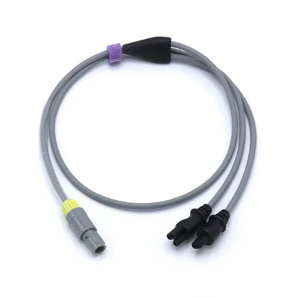 Adaptador de cable calefactor compatible con Fisher Paykel 900MR805 para circuitos respiratorios con calefacción dual