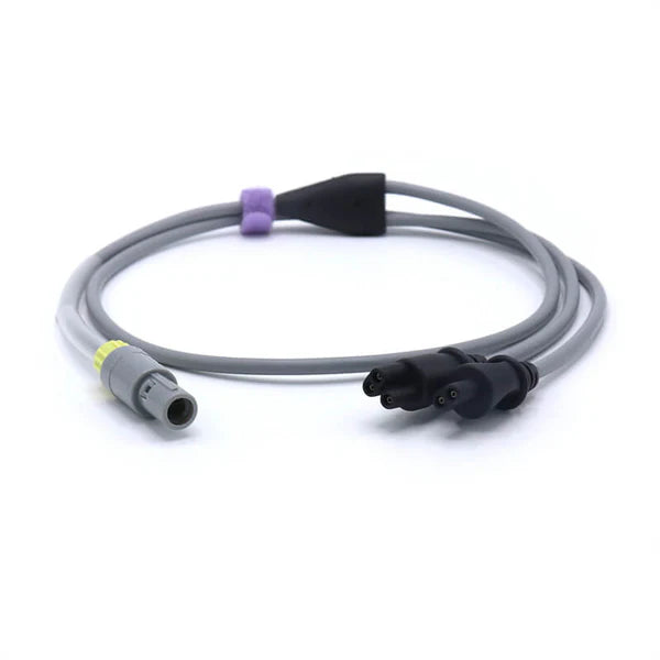 Adaptador de cable calefactor para Fisher Paykel 900MR805 para circuitos respiratorios con calefacción dual
