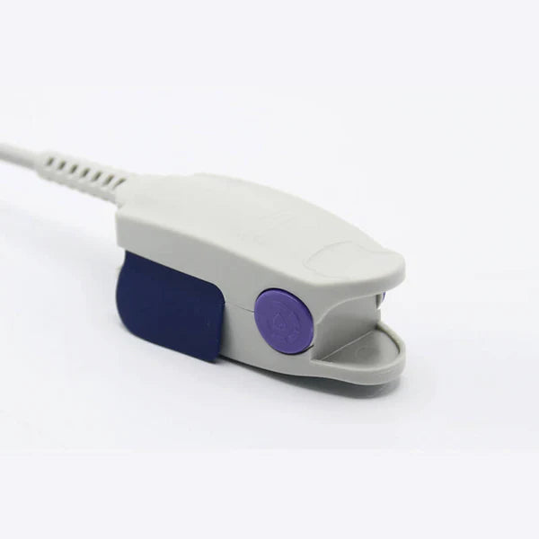 Sensor Philips Spo2 compatible con pinza de dedo para adultos de 3 m y conector de 12 pines